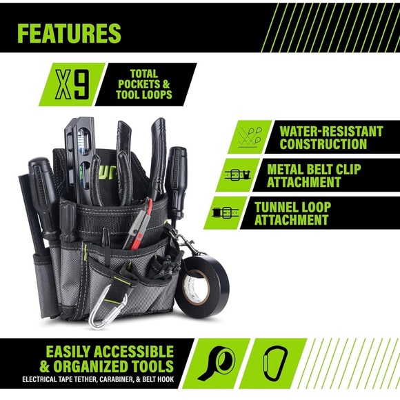 AWP Gray Tool Belt Pouch - Picture 8 of 9